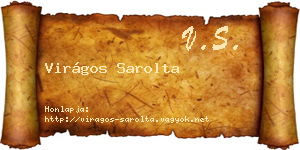 Virágos Sarolta névjegykártya